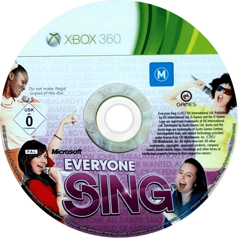 Everyone Sing media 2 for Xbox 360